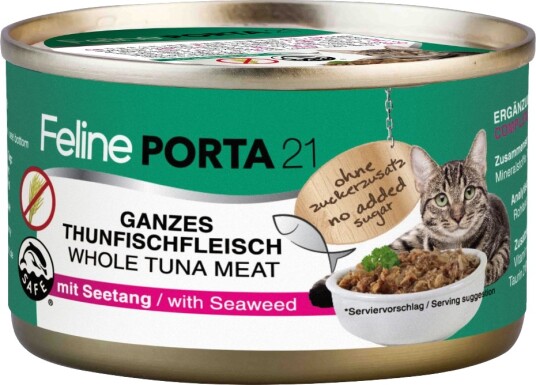 Feline Porta 21 Tunfisk Med Sjøtang 6 X 90 G