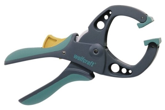Wolfcraft Pro 50 Enhåndstvinger med Skrå Klemmearmer Wolfcraft Pro 50 Enhåndstvinger med Skrå Klemmearmer