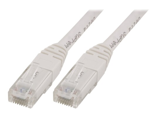 Deltaco 2m CAT5e Koblingskabel RJ-45 Hann-Hann Hvit