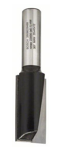 Bosch Notfres 20 mm Høy ytelse for Metallbearbeiding, 40 mm Lengde