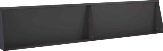 vidaXL Støttemur 2 stk. 100 x 12 x 40 cm Stål Svart
