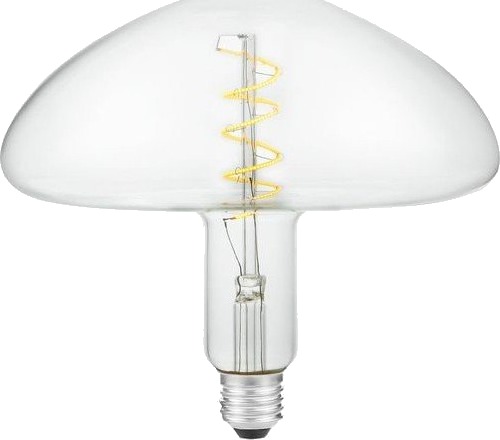 Spl E27 4W XL Flex Mush filamentpære 240lm dimbar 2200K klart glass Dimbar : Dimbar Kulør : Ekstra varm