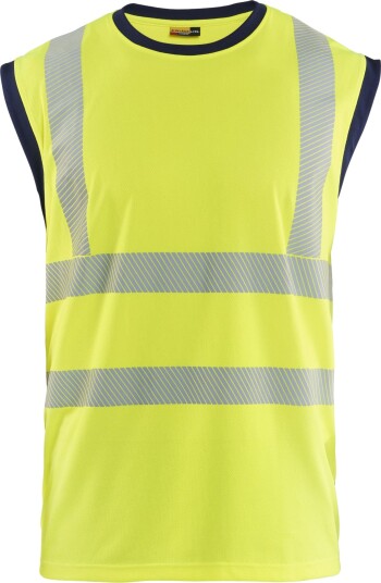 Blåkläder 357510133389XXL/3XL Linskjorte varsel gul/marineblå Gul/marineblå Klær Blåkläder 357510133389XXL/3XL Linskjorte varsel gul/marineblå Gul/marineblå Klær