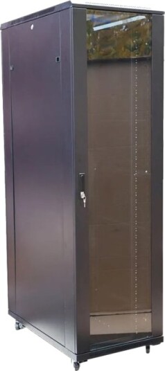Extralink Rack Skap 800X800 Mm Står På Gulv Svart 42U 19"