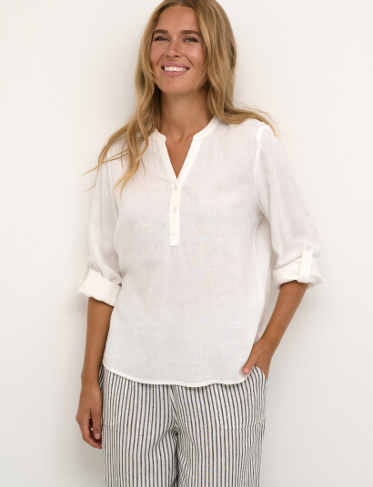 Kaffe Kamilia Blouse - White - 34 Kaffe Kamilia Blouse - White - 34