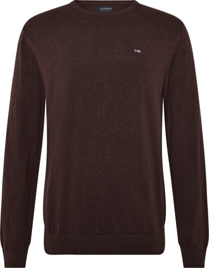 Lexington Clothing Cotton Crew Knitted Sweater DARK RED MELANGE S Lexington Clothing Cotton Crew Knitted Sweater DARK RED MELANGE S