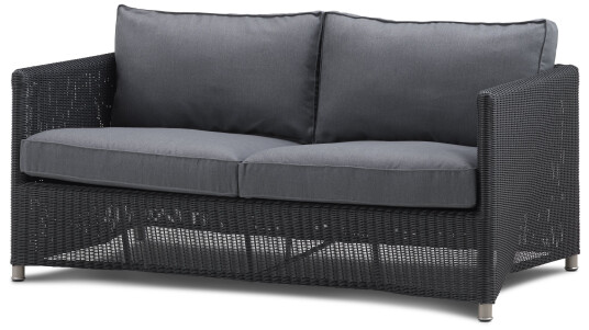 Cane-line Diamond 2-seter sofa Grafitt Grå