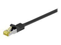 MicroConnect 1.5 m Cat6 U/UTP halvleder nettverkskabel svart