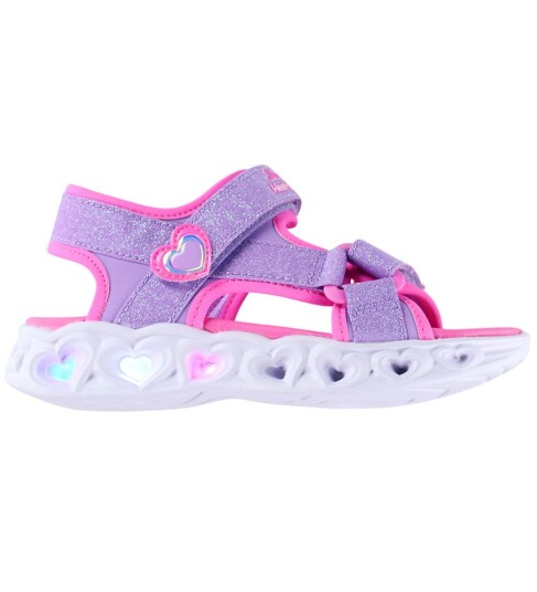 Skechers Heart Lights Sandals Lilla 28 Skechers Heart Lights Sandals Lilla 28