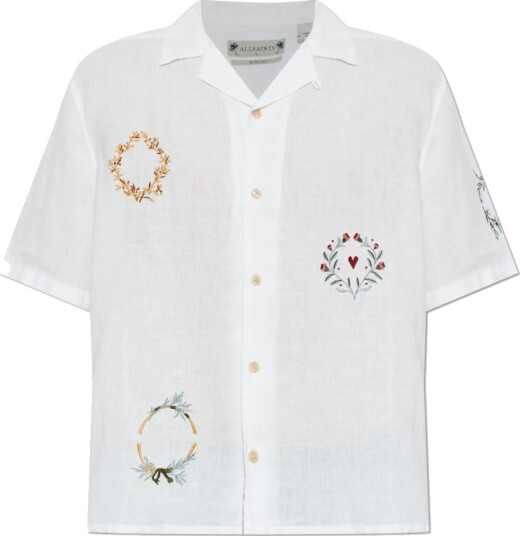 AllSaints Herre Skjorter Hvit S,