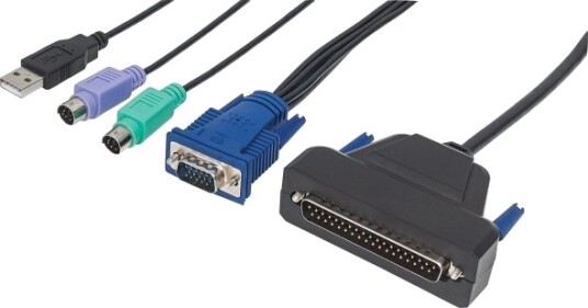 Intellinet 507769 VGA USB PS2 KVM-kabel 1.8 m Intellinet 507769 VGA USB PS2 KVM-kabel 1.8 m