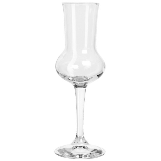 Bormioli Rocco Grappaglass Riserva med målestrek 9cl 3.9x16.5 cm  Transparent 2 cl målestrek 6 Stykk 
