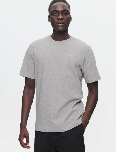 WOOD WOOD Wwessential Sami Classic Tshirt - Grey - S