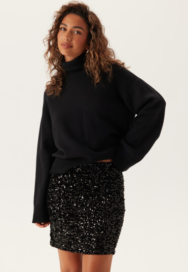 Pieces Pckam HW New Short Skirt