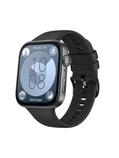 FIXED Silicone Strap for Huawei Watch FIT 3 - Black FIXED Silicone Strap for Huawei Watch FIT 3 - Black