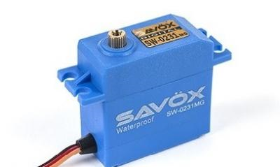 Savox SW 0231MG PLUS Waterproof 0.17 speed/15kg. Metal gear