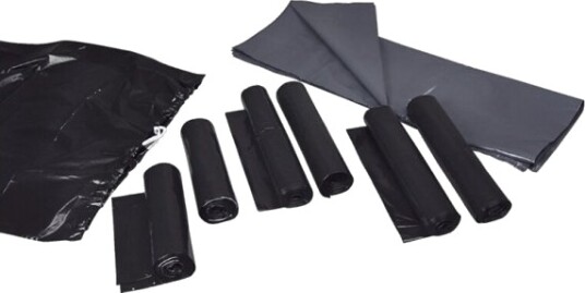 Affaldssække 70 Μm 880 X 1100 Mm Ld Pe Grå Kapacitet 150L Karton A 100 100 Stk.