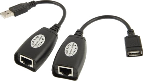 USB forlengelse 50m RJ45 Extender