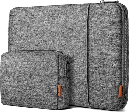 Inateck Laptop Sleeve med tilbehørsveske 16" Grå Inateck Laptop Sleeve med tilbehørsveske 16" Grå