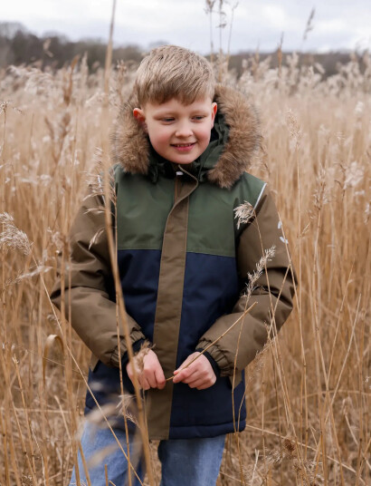 mikk-line Anorak Jacket Khaki green 92