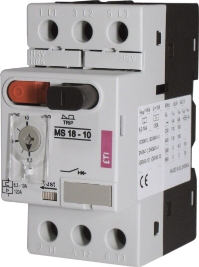 Eti Polam Motorvern 3P 0,12Kw 0,4 0,63A Ms18 004600343