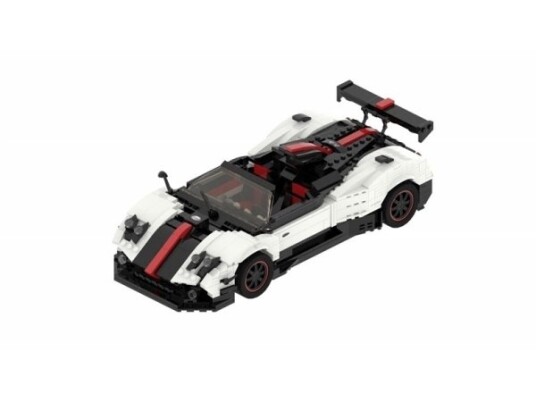 Pagani Zonda Cinque Byggeklodser Sæt Bil 1:16 Fra 8 År Pagani Zonda Cinque Byggeklodser Sæt Bil 1:16 Fra 8 År