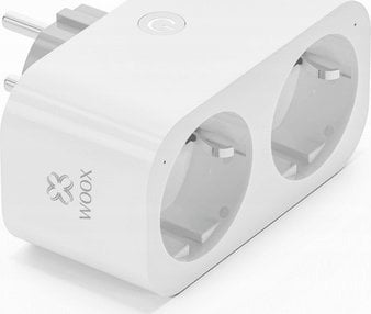Woox R6153 Smart Dobbelplugg z energimåler