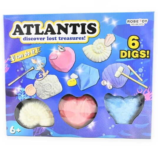 Robetoy DIG IT OUT ATLANTIS Utgravingssett