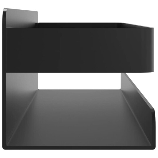 Dusjhylle matt svart 23x6,5x6 cm børstet 304 rustfritt stål Dusjhylle matt svart 23x6,5x6 cm børstet 304 rustfritt stål