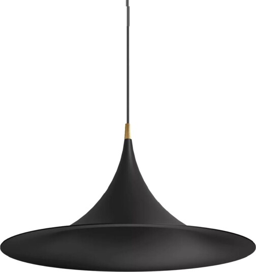 Linea Light Morgana Taklampe Ø47 Sort/ Børstet Gull