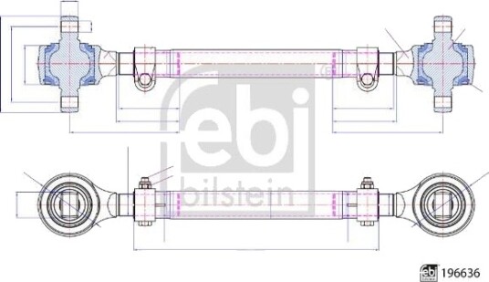 FEBI BILSTEIN 196636 Bærearm FEBI BILSTEIN 196636 Bærearm