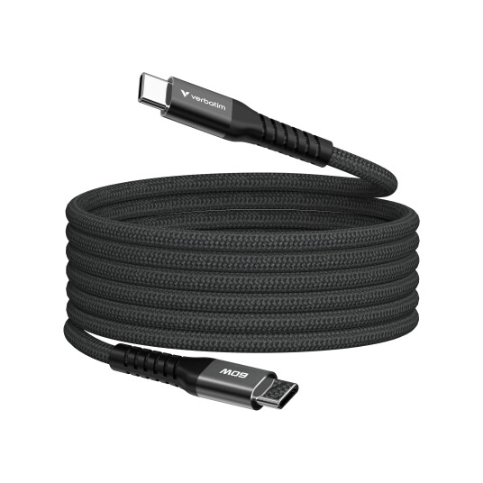 Verbatim USB-C Magnetisk Strømkabel 60W 1,2m Svart