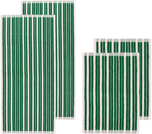 Marimekko Raide håndklesett 4 deler Green