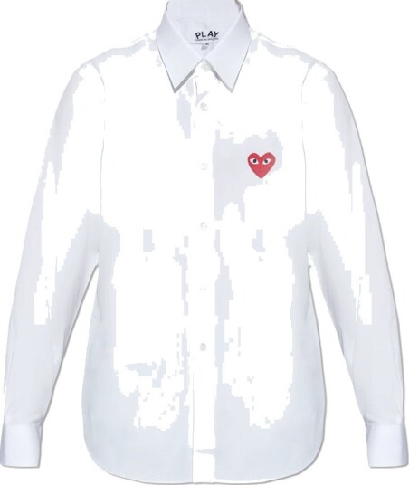 Comme des Garçons Play Dame Bluser & Skjorter Hvit 2XS,