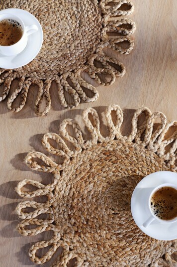 Jotex Bordmatte 2pakke Natur GAIA 2168556010 Jotex Bordmatte 2pakke Natur GAIA 2168556010