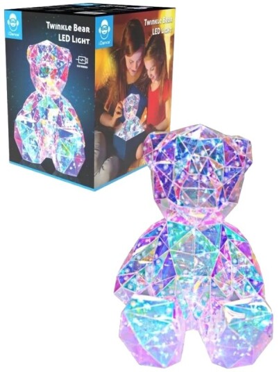 Idance Twinkle Bear Led-Lampe Magisk Krystallbjørn For Barnerommet