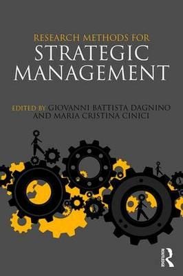 Research Methods For Strategic Management