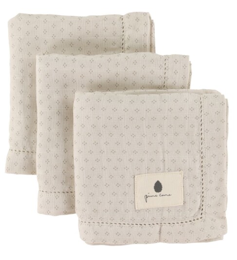 Pine Cone Stoll Bleier 3-pak Edith Natura Dot