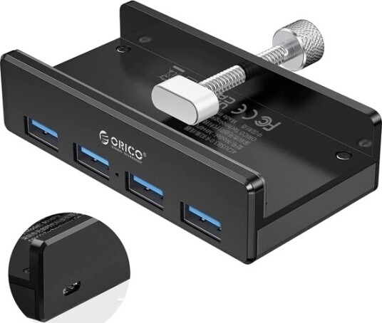 Orico Hub Usb-A, 4X Usb-A (4X3.1), Mh4pu-P-Bk-Bp