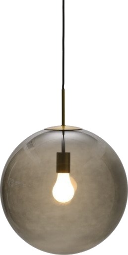 Nielsen Light Nora kafépendel røykfarget/messing Ø40 cm
