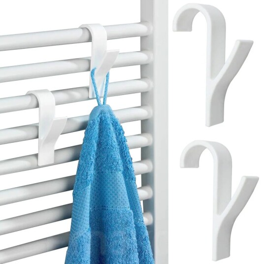 Generic Håndkleholder / Baderomskrok - 2 stk.