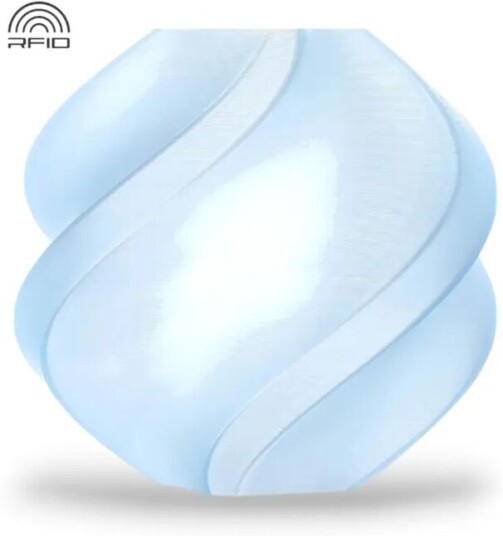 Bambu Lab Pla Translucent Translucent Ice Blue Bambu Lab Pla Translucent Translucent Ice Blue
