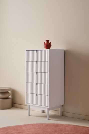 Jotex Kommode Hvit Touluse
