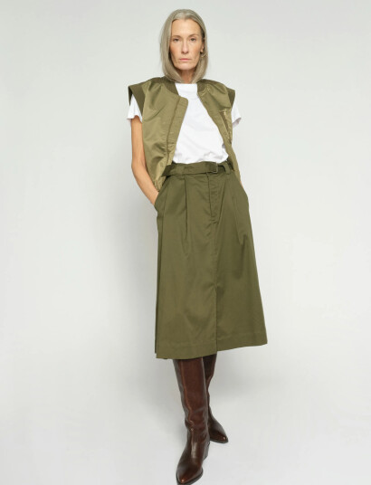 MOS MOSH Mmkoda Billie Skirt Khaki green 36 MOS MOSH Mmkoda Billie Skirt Khaki green 36