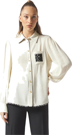 Manila Grace Dame Bluser & Skjorter Beige M,