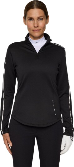J.LINDEBERG Nefe Half Zip Golftrøye Dame Svart S