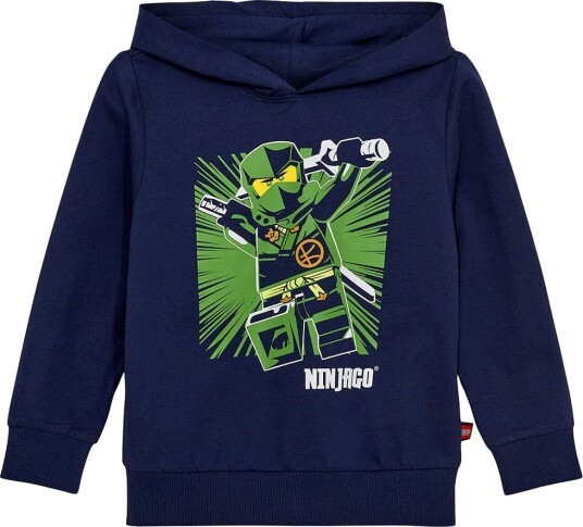 LEGO® Ninjago Hettegenser   LWScout   Dark Navy   LEGO® Wear   4 år (104)   Hettegenser   Blå