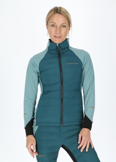 Swedemount Nordic Hybrid Jacket W Seaweed Green/Emerald Green 40 Langrennsjakker