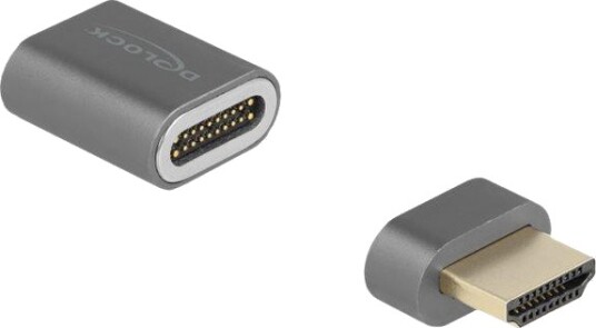 Delock HDMI-adapter hann-hunn 4K Svart Delock HDMI-adapter hann-hunn 4K Svart