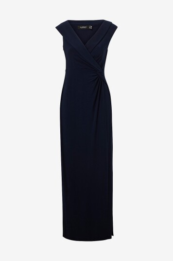 Lauren Ralph Lauren Maxikjole Classic Mj Blå Lauren Ralph Lauren Maxikjole Classic Mj Blå